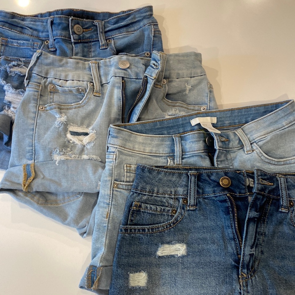 Teen Trendy Jean Shorts bundle